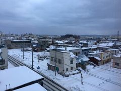 泊まったのはここ。稚内駅から南へ少し歩きます。館内に温泉がありますが、石油が少し混じった温泉で、特有の匂いがします。