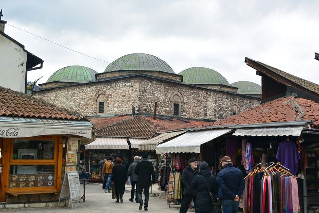 バシュチャルシヤの中心部にあるBrusa Bezistan（ブルサ・ベジスタン）