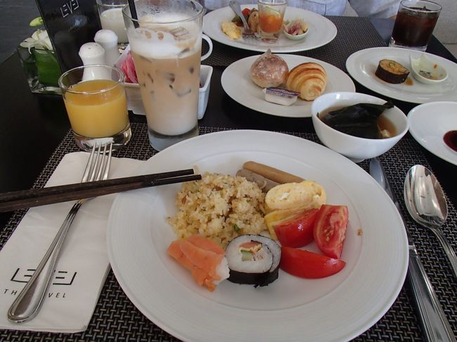 今日は帰る日。<br />朝食をラウンジで頂きました(^^)