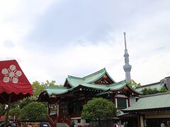 天神さんもいい感じ。
まるで東京タワーと増上寺みたい。

社寺＋タワーコラボレーション。