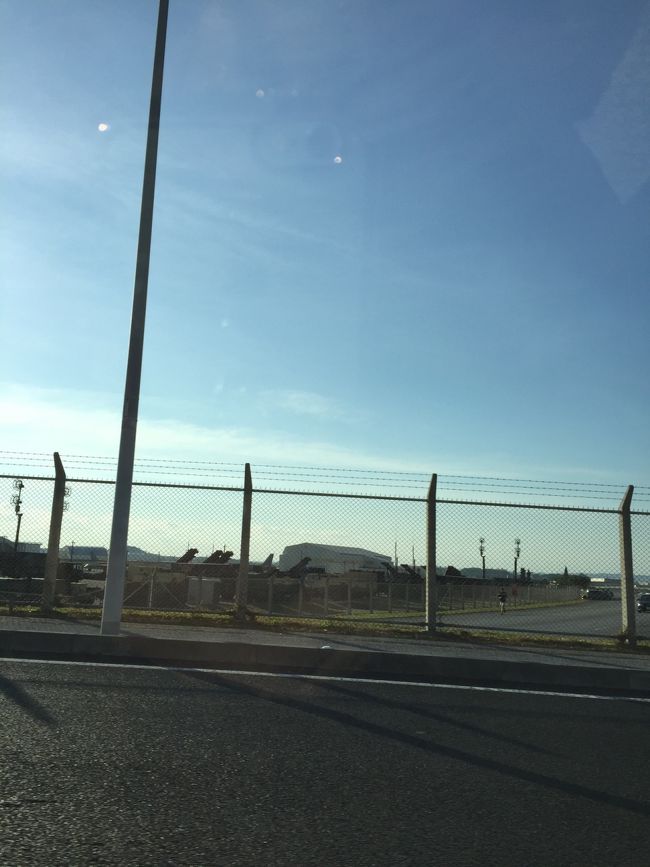 翌日は嘉手納基地経由で恩納村へ。PAC3が配備されていました…