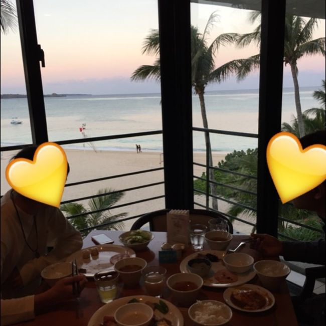 朝食会場も素敵なロケーションでした