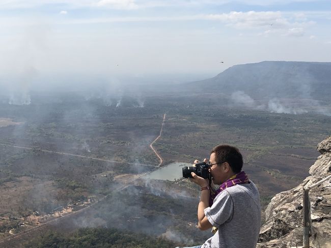 タイの国境まで見渡せます。