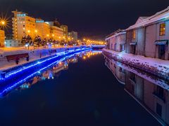 小樽運河の夜景！