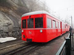 モンタンヴェールの登山鉄道