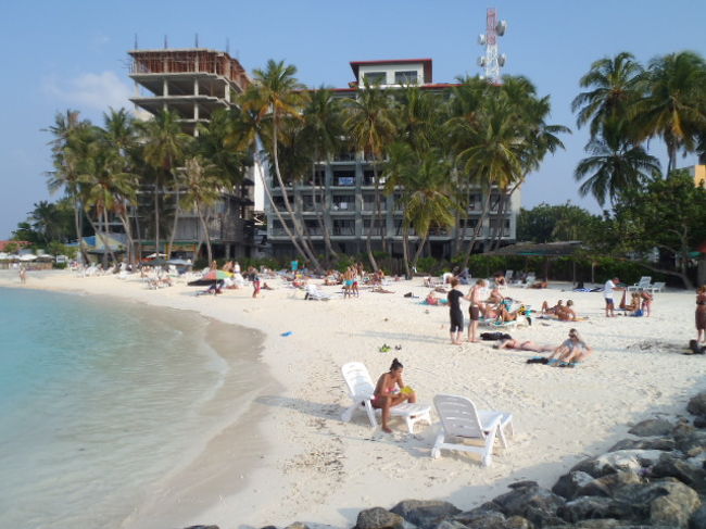 ビキニビーチへアクセスが良いロケーションのホテル。