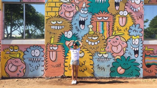 カラフルなモンスター