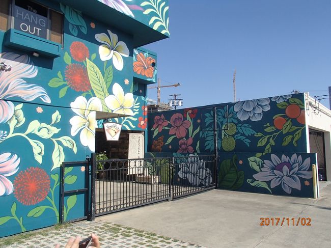 お気に入りの壁画です。