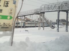 苗穂も結構な雪です。