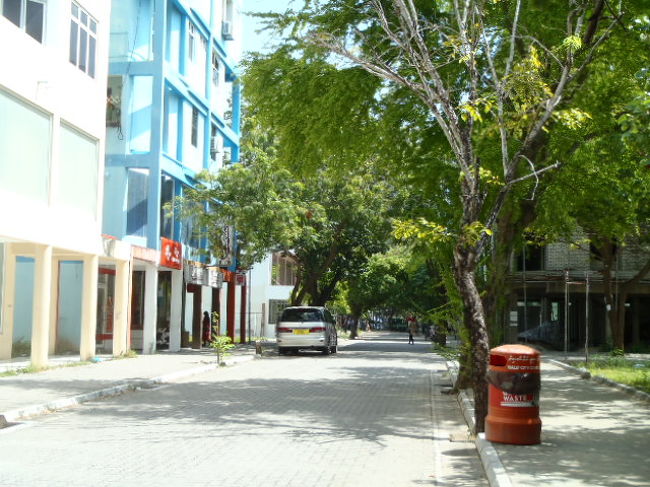 閑散とした住宅居住地のようでした。