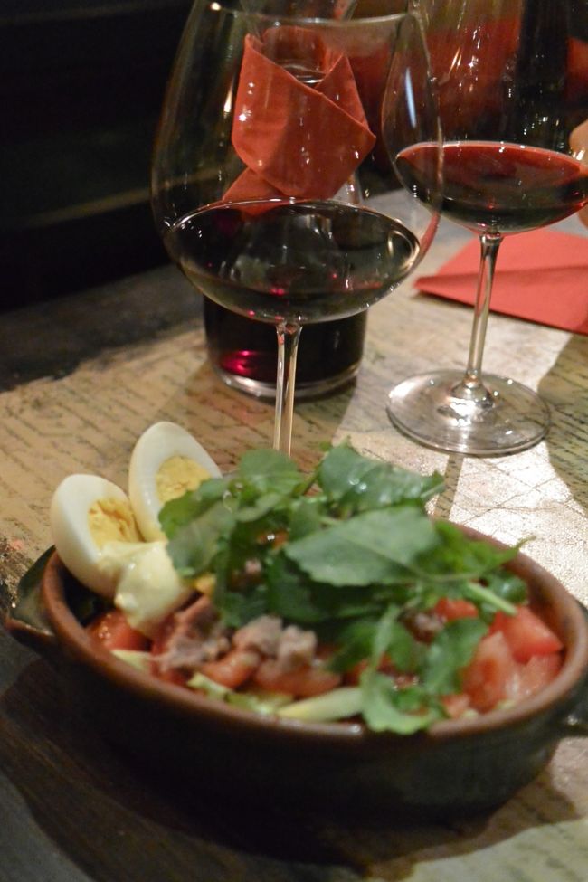 レストラン『DVERI』のツナサラダ。