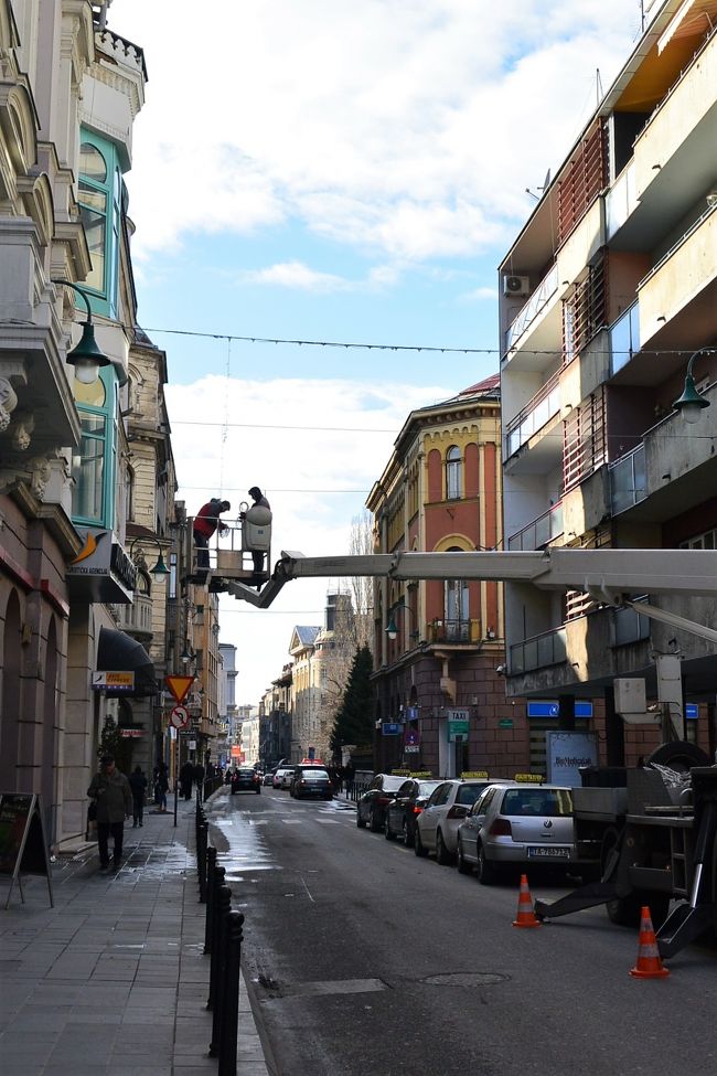 1月24日になり、ようやくクリスマスのイルミネーションを片付けていました。