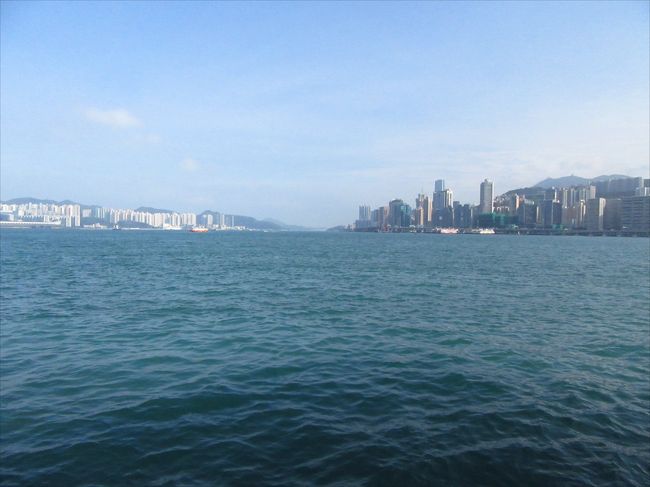 鯉魚門方向。今日は香港島には行きません。