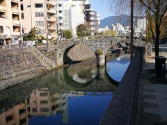 眼鏡橋をもう一度見たくて行きました。ここから諏訪神社を経由して長崎駅まで歩きました。