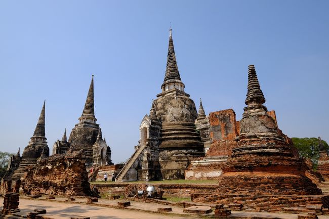 アユタヤ王朝最初の王宮があった場所<br />歴代の王3人の遺骨が納められた仏塔が有名です