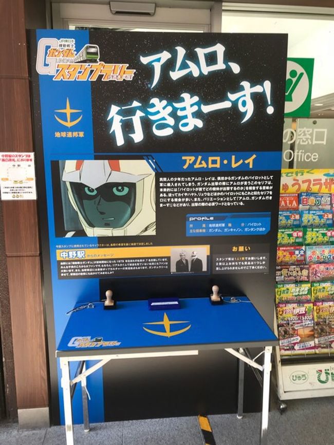 Jr東日本とガンダムがコラボしたスタンプラリー18 中央線スタンプ台編 オリジナルガンプラなどがもらえるスタンプラリー 東京の旅行記 ブログ By としさん フォートラベル