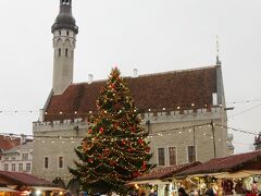 聖オラヴ教会から南に真っ直ぐ進むと、ラコエヤ広場に。
ちょうどクリスマスマーケット最終日でした。
後ろに見えるのは聖霊教会