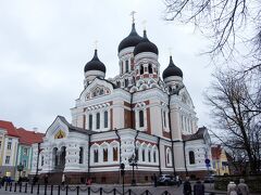 アレキサンダーネヴスキ大聖堂

旧市街の1番南側にあります。ロシア正教会のドーム型大聖堂です。