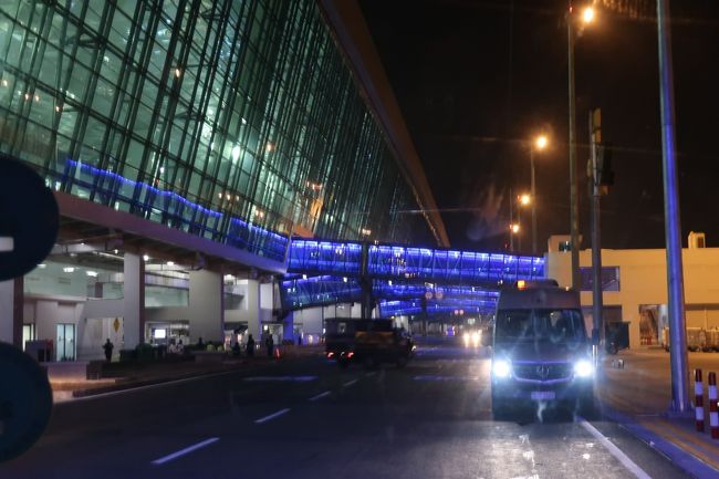 さて、私も搭乗しますよ～♪<br />ゲートからバスに乗って行きます。<br />久々の沖止め。