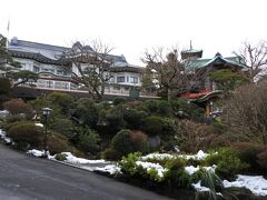 本日の宿、宮ノ下の富士屋ホテルに到着。

当初は2月2日（金曜）で予約していたが、またまた関東地方に降雪予報が出たので予定を繰り上げた。