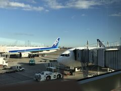 羽田発那覇行きANA467便、機材は、B777-200。
