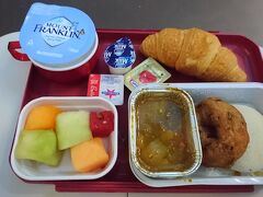 エアインディア AI309：メルボルン→デリー
インドの飛行機の機内食はやっぱりカレー