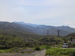 阿蘇山のロープウェイ乗り場。
このときは動いていなかったです。
