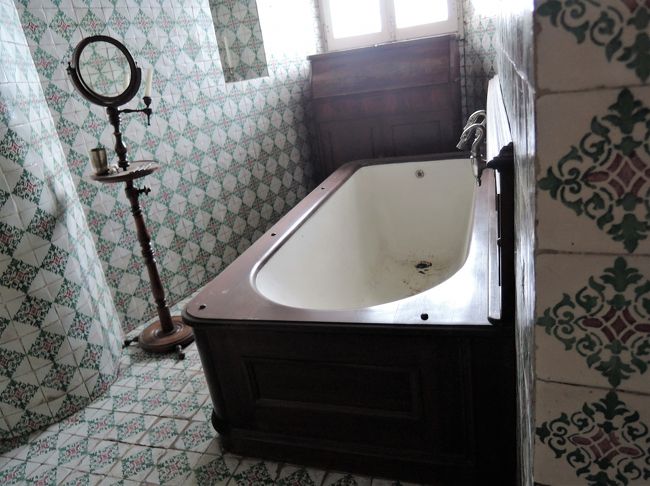 浴室。<br />アズレージョも素敵。<br />