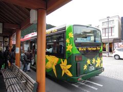 バスで東照宮へ
ただ平日にも関わらず、渋滞でなかなか進まなかった