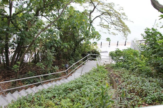 この階段がキツい。