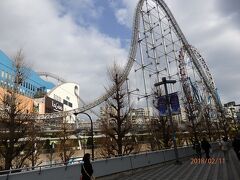 TOKYO DOME CITYのRoller Coasterは中々凄いドロップ！