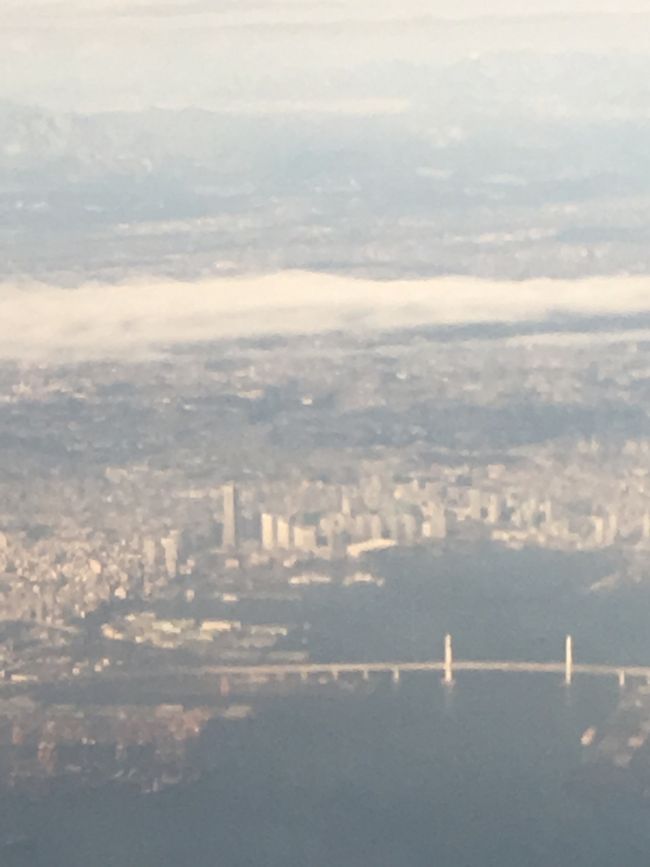 離陸直後です。横浜でしょうか？
