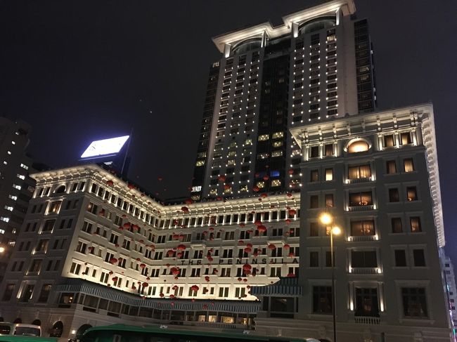 ペニンシュラホテルです。かっこいい。