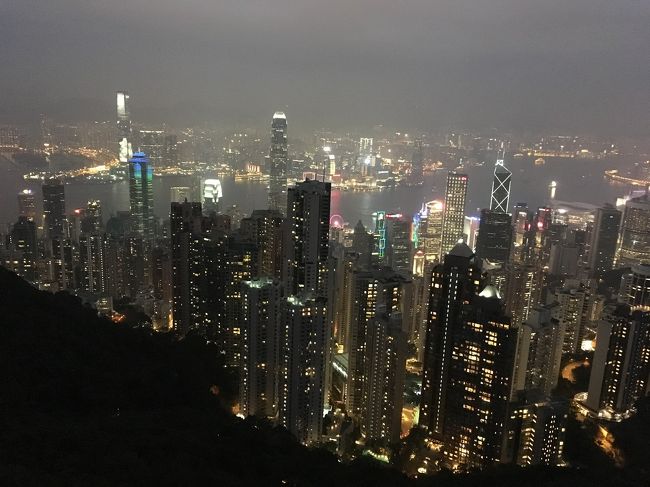 暗くなりました。日没少し前に着くと両方が楽しめます。