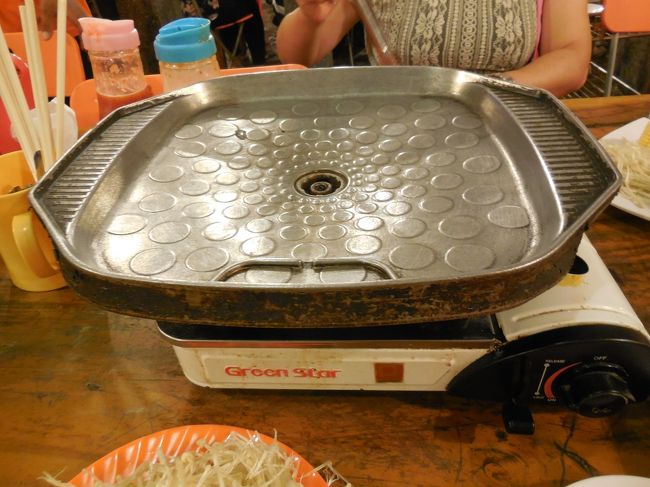 誘導されて席に着きました。