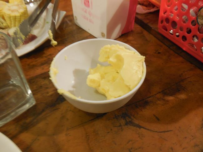 ラードの代わりにバターを使用。