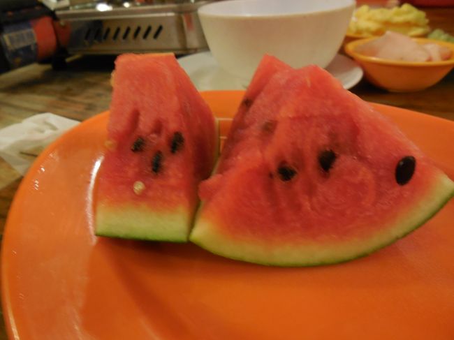 デザートはスイカ。