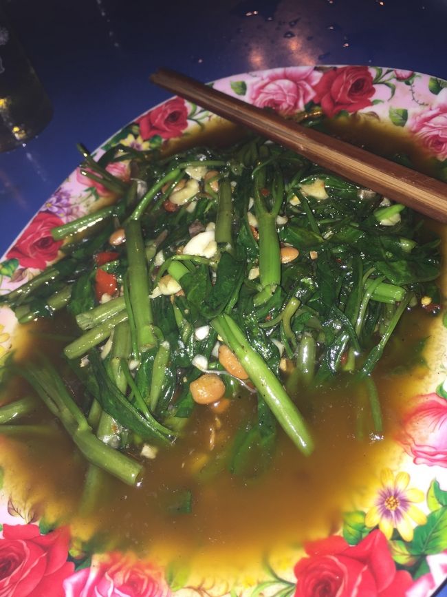 ニンニク青菜炒め。