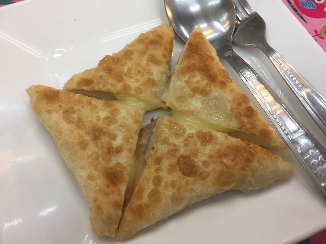 今日はチーズロティ39バーツにしました。<br />