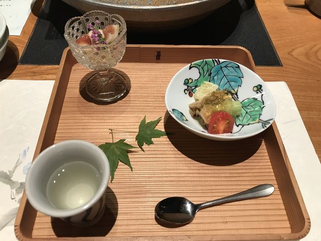 前菜。夏らしいラインナップ