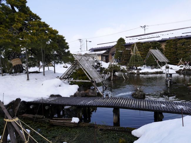 雪が降ったり止んだり
