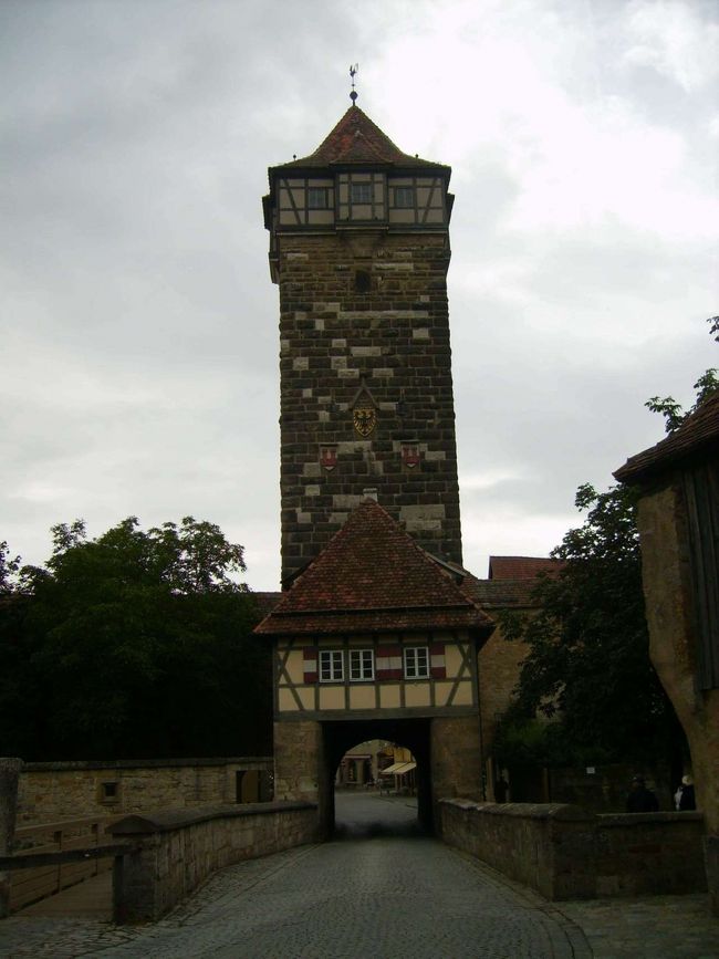 レーダー門。<br />ローテンブルク・オブ・デア・タウバー駅から歩いてくると、<br />たぶんここから入ることになるんじゃないかな。<br />よっぽど回り道とかしなければ。