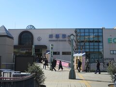 川越駅東口　11:32

駅案内所で川越散策マップをもらい、まずは川越八幡宮を目指します。