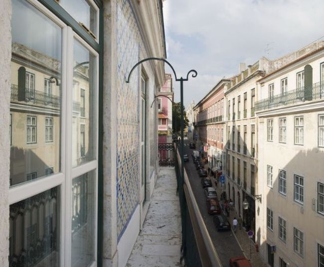 アパートからの眺め。