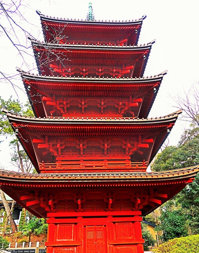 下総中山-1 法華経寺 (日蓮宗大本山) 五重塔・鐘楼など ☆公開