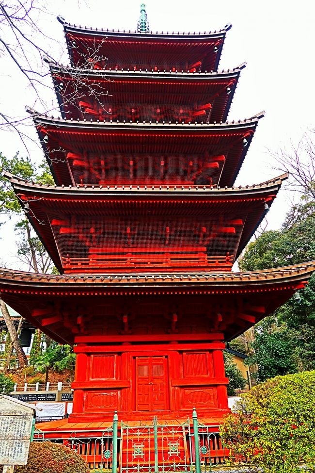 下総中山-1 法華経寺 (日蓮宗大本山) 五重塔・鐘楼など ☆公開