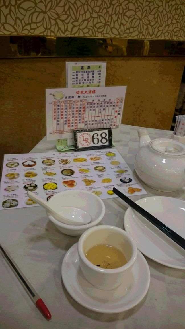 日本語メニューあり。<br />お茶の種類を聞かれず・・・出された。<br />メニューは紙に書いて注文もＯＫ。<br />ワゴンが回ってくるので、それももちろんＯＫ。<br />ワゴンが回ってくるのがいいよね♪