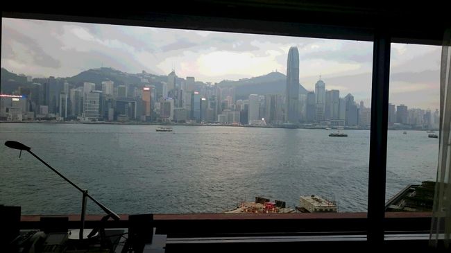 宿泊は大好きなインターコンチンンタル香港<br />この景色がいつも自分へのご褒美です♪
