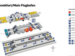 フランクフルト空港(長距離)駅構内図
https://www.bahnhof.de/resource/blob/1038862/aab455ca2045985d190c5040567c728c/Frankfurt-am-Main-Flughafen-Fernbahnhof_locationPdf-data.pdf

この図をみて、思う事ありませんか？

そうですね。
トイレの表示がありません。

これ。焦りました。
一応、Ebene 3(3階)のZugang Squaire West(ショッピングゾーンの西)の中(エスカレータを登って一つ上の階)で、２００ｍくらい離れているところに、あります。

なんと無料でした。
有料トイレが当たり前のドイツでコレは嬉しい。
