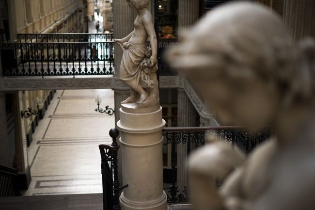 パッサージュ・ポムレからスタートです